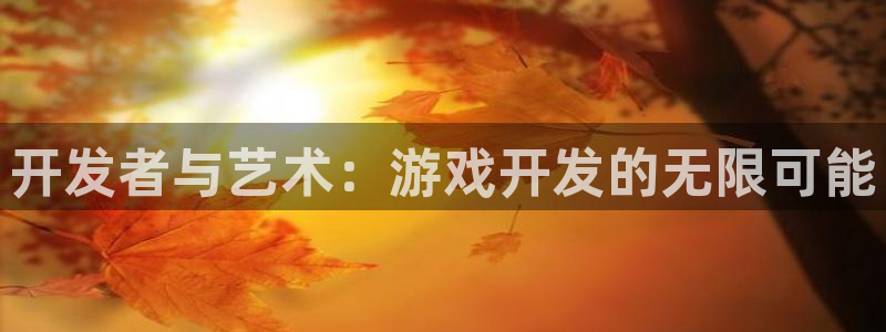 沐鸣娱乐2官方网站注册链接：开发者与艺术：游戏开发的无限可能