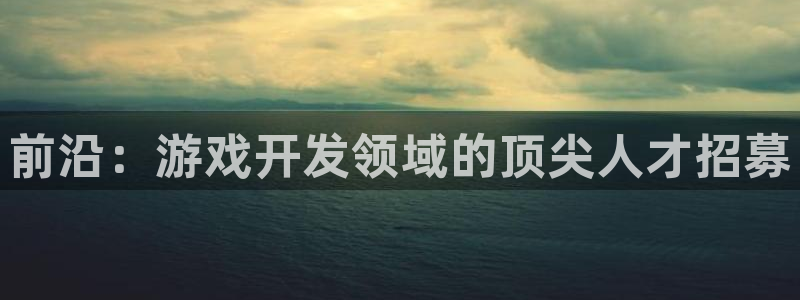 沐鸣2平台官网：前沿：游戏开发领域的顶尖人才招募