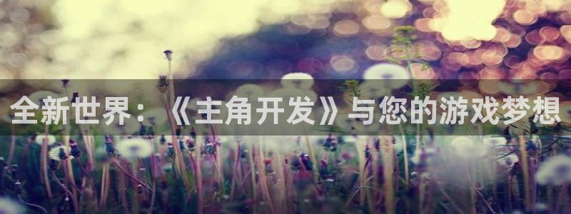 沐鸣2平台官方注册登录：全新世界：《主角开发》与您的游戏梦想